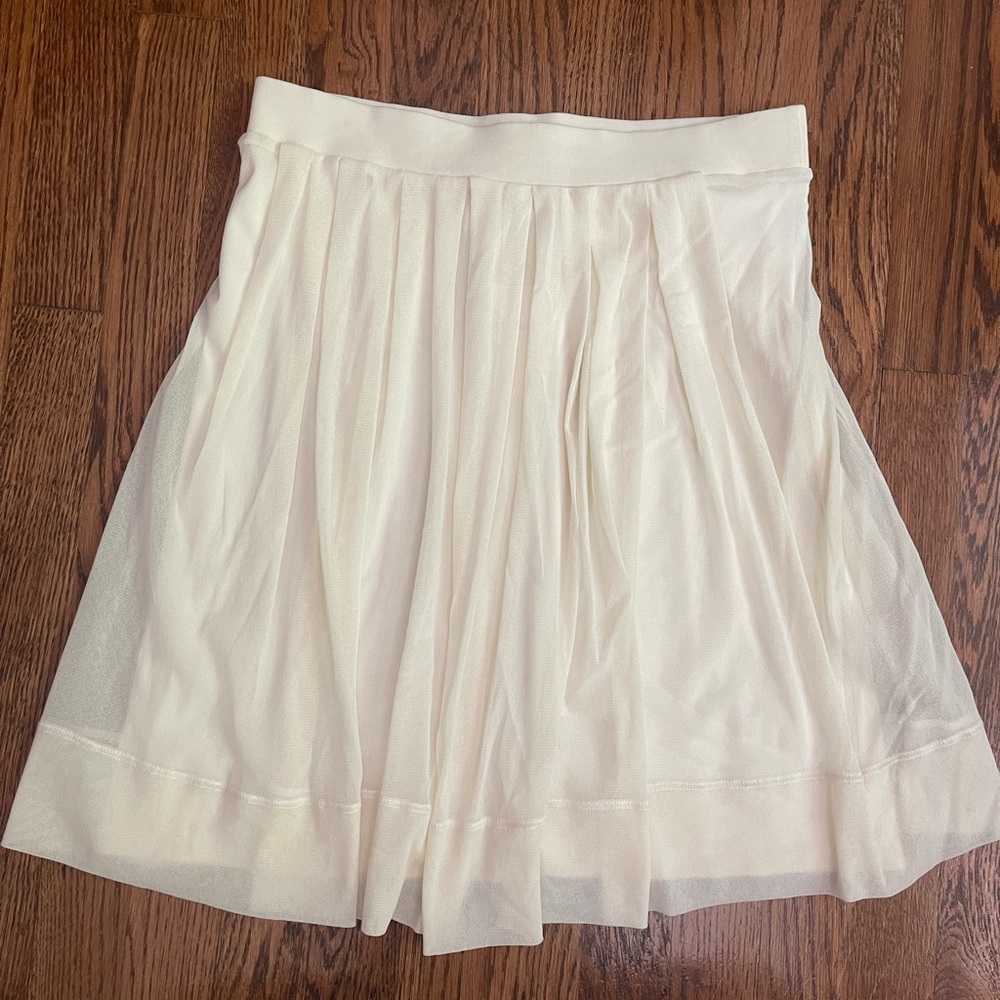 Sheer Layered Mini Skirt by FUZZI